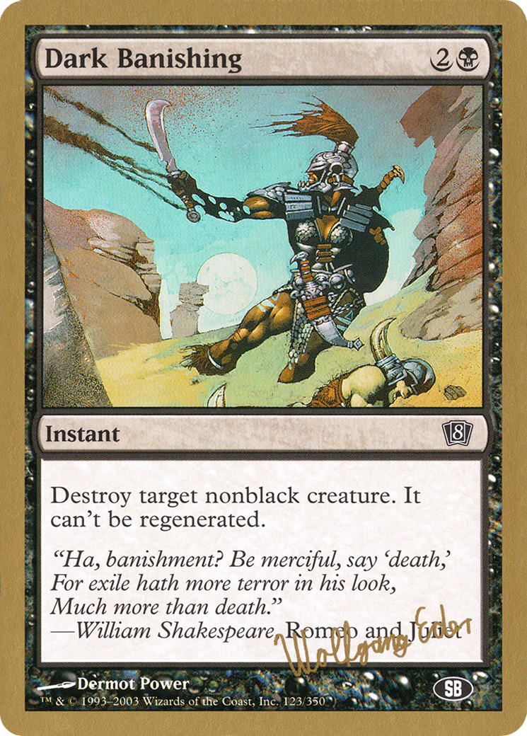 Image of Dark Banishing - 2003 Wolfgang Eder (8ED) (SB) (WCD-WE123SB) - World Championship Decks 2003