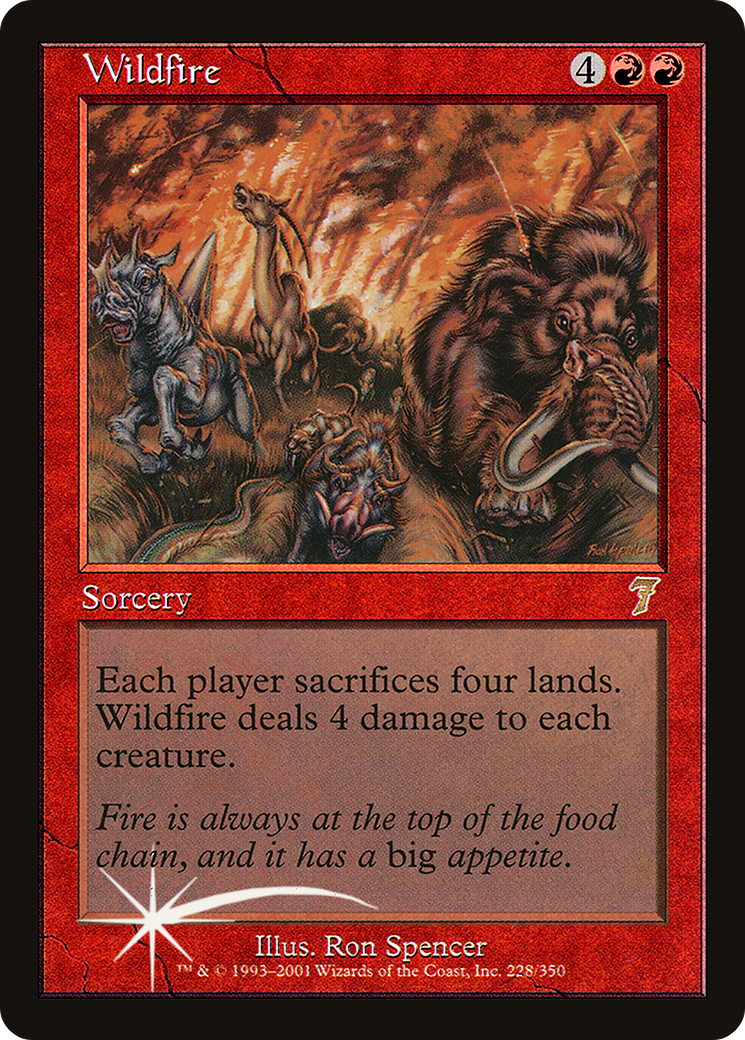 Image of Wildfire (7ED-228) - 7th Edition Foil
