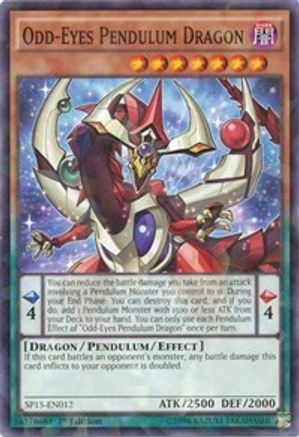 Image of Odd-Eyes Pendulum Dragon (Shatterfoil) (SP15-EN012) - Star Pack ARC-V 1st Edition