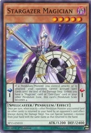 Image of Stargazer Magician (SP15-EN010) - Star Pack ARC-V 1st Edition