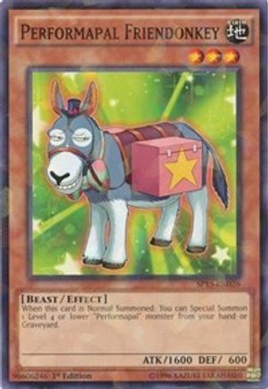 Image of Performapal Friendonkey (Shatterfoil) (SP15-EN026) - Star Pack ARC-V 1st Edition