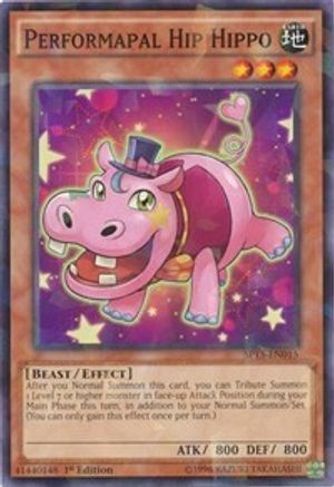 Image of Performapal Hip Hippo (Shatterfoil) (SP15-EN015) - Star Pack ARC-V 1st Edition