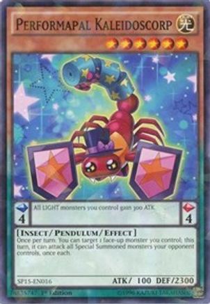 Image of Performapal Kaleidoscorp (Shatterfoil) (SP15-EN016) - Star Pack ARC-V 1st Edition