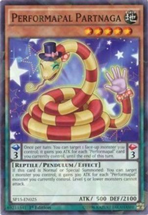 Image of Performapal Partnaga (Shatterfoil) (SP15-EN025) - Star Pack ARC-V 1st Edition