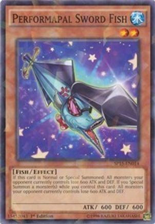 Image of Performapal Sword Fish (Shatterfoil) (SP15-EN014) - Star Pack ARC-V 1st Edition