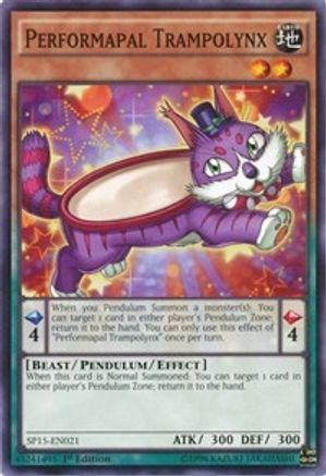 Image of Performapal Trampolynx (SP15-EN021) - Star Pack ARC-V 1st Edition