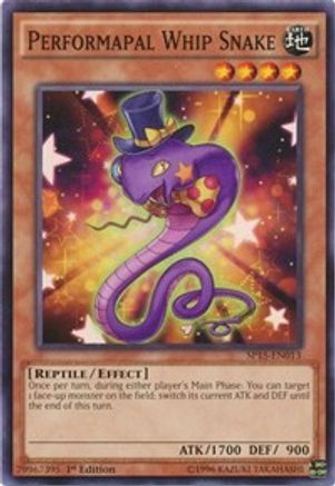 Image of Performapal Whip Snake (SP15-EN013) - Star Pack ARC-V 1st Edition