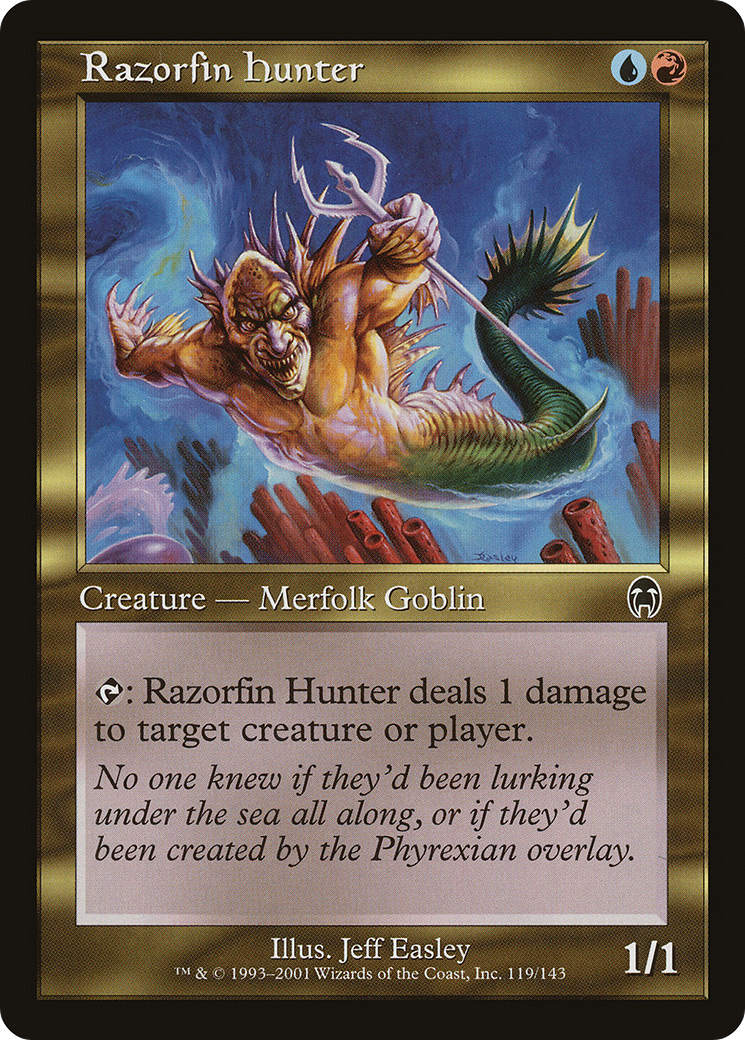 Image of Razorfin Hunter (APC-119) - Apocalypse Foil