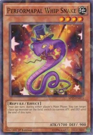 Image of Performapal Whip Snake (Shatterfoil) (SP15-EN013) - Star Pack ARC-V 1st Edition