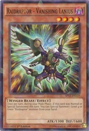 Image of Raidraptor - Vanishing Lanius (Shatterfoil) (SP15-EN029) - Star Pack ARC-V 1st Edition