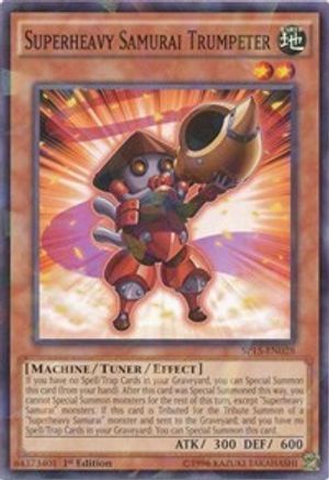 Image of Superheavy Samurai Trumpeter (Shatterfoil) (SP15-EN028) - Star Pack ARC-V 1st Edition