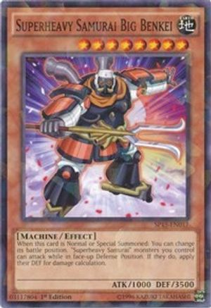 Image of Superheavy Samurai Big Benkei (Shatterfoil) (SP15-EN017) - Star Pack ARC-V 1st Edition
