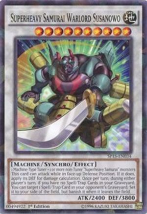 Image of Superheavy Samurai Warlord Susanowo (Shatterfoil) (SP15-EN034) - Star Pack ARC-V 1st Edition
