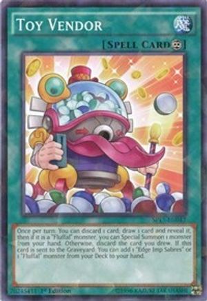 Image of Toy Vendor (Shatterfoil) (SP15-EN043) - Star Pack ARC-V 1st Edition