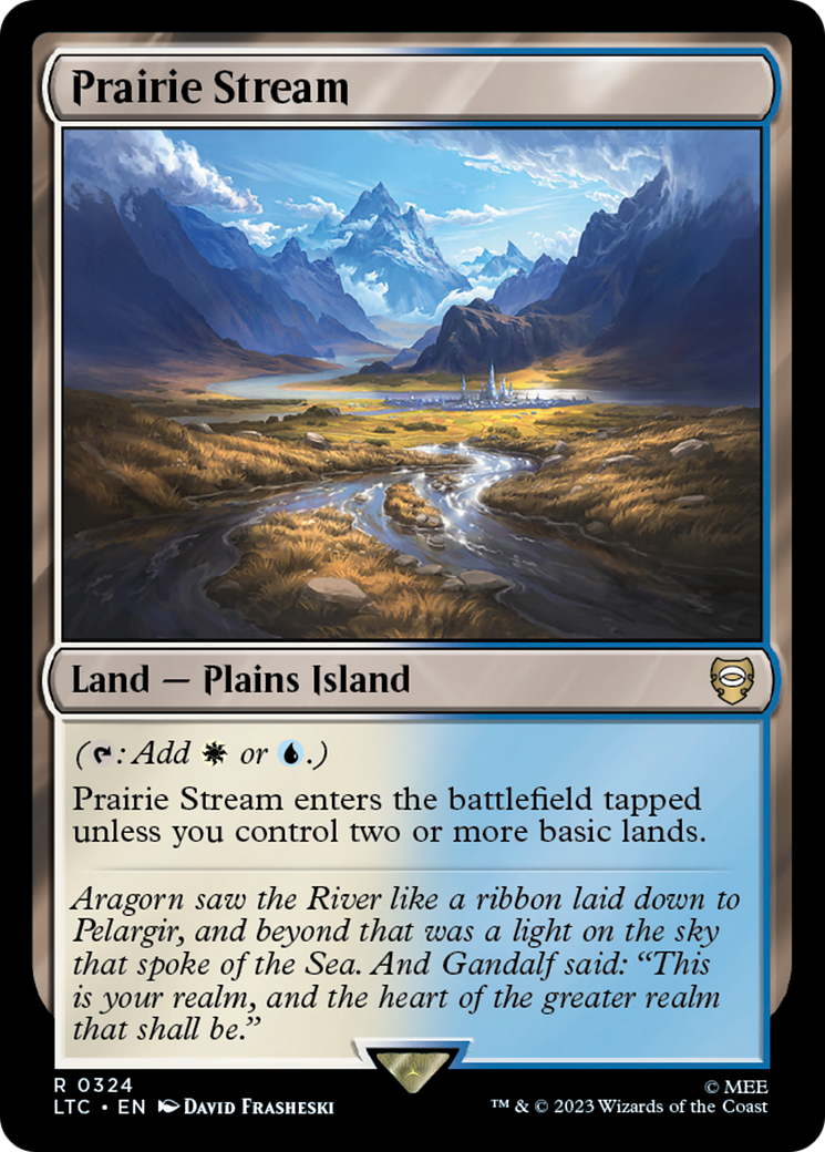 Image of Prairie Stream (LTC-324) - Tales of Middle-earth Commander