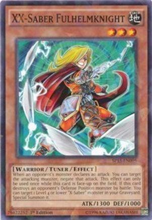 Image of XX-Saber Fulhelmknight (Shatterfoil) (SP15-EN005) - Star Pack ARC-V 1st Edition