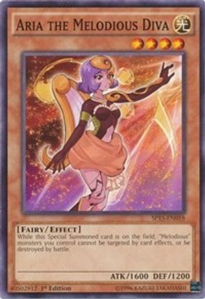 Image of Aria the Melodious Diva (SP15-EN018) - Star Pack ARC-V 1st Edition