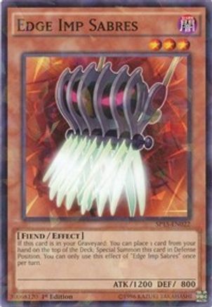 Image of Edge Imp Sabres (Shatterfoil) (SP15-EN022) - Star Pack ARC-V 1st Edition
