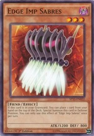 Image of Edge Imp Sabres (SP15-EN022) - Star Pack ARC-V 1st Edition