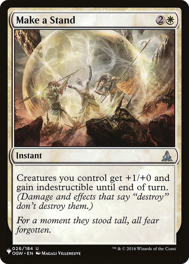 Image of Make a Stand (LIST-OGW-26) - The List