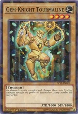 Image of Gem-Knight Tourmaline (Shatterfoil) (SP15-EN001) - Star Pack ARC-V 1st Edition