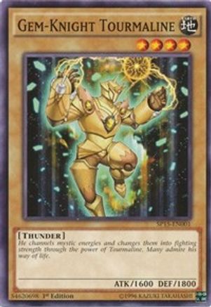 Image of Gem-Knight Tourmaline (SP15-EN001) - Star Pack ARC-V 1st Edition