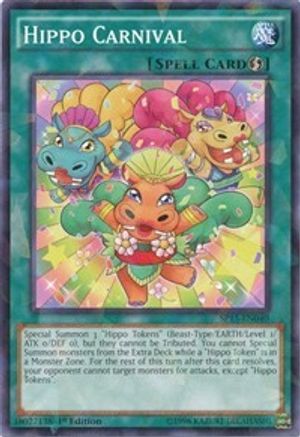Image of Hippo Carnival (Shatterfoil) (SP15-EN040) - Star Pack ARC-V 1st Edition
