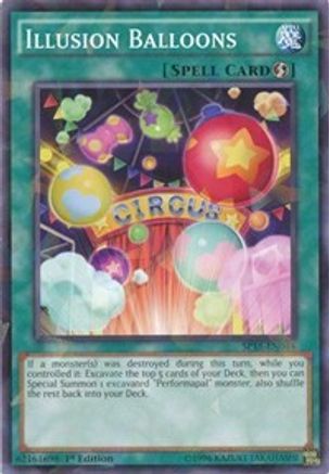 Image of Illusion Balloons (Shatterfoil) (SP15-EN044) - Star Pack ARC-V 1st Edition