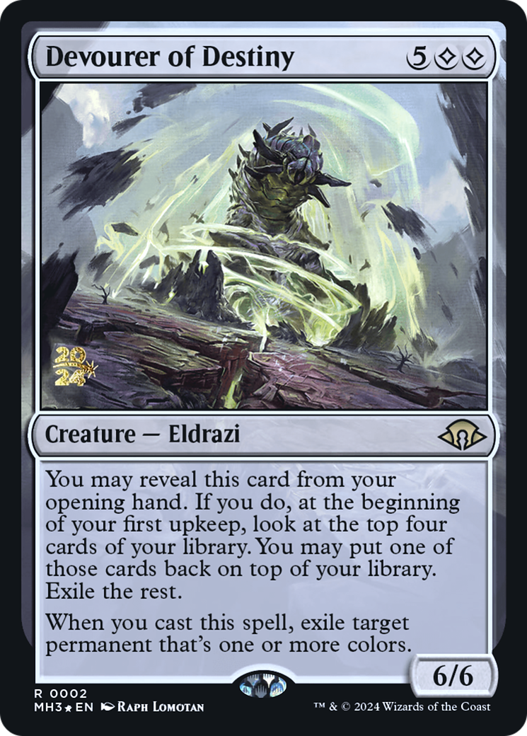 Image of Devourer of Destiny (PRE-002) - Modern Horizons 3 Promos Foil