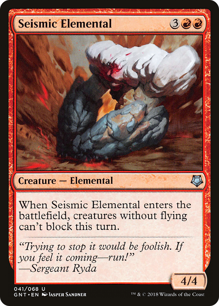 Image of Seismic Elemental (GNT-041) - Game Night