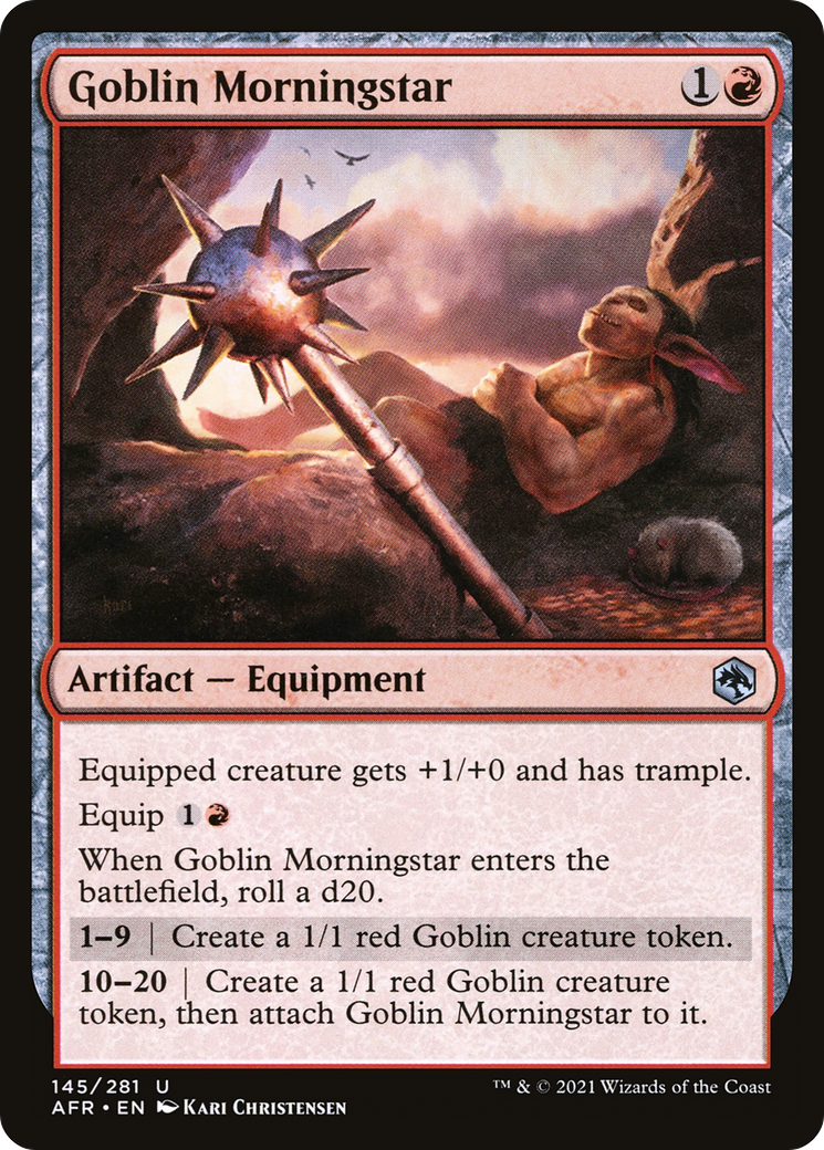 Image of Goblin Morningstar (AFR-145) - Adventures in the Forgotten Realms Foil
