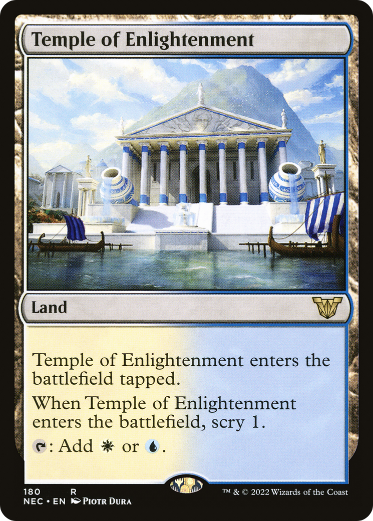 Image of Temple of Enlightenment (NEC-180) - Neon Dynasty Commander