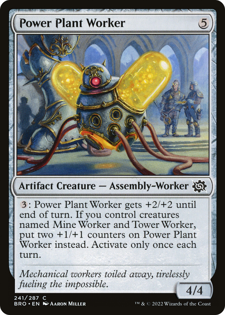 Image of Power Plant Worker (BRO-241) - The Brothers' War