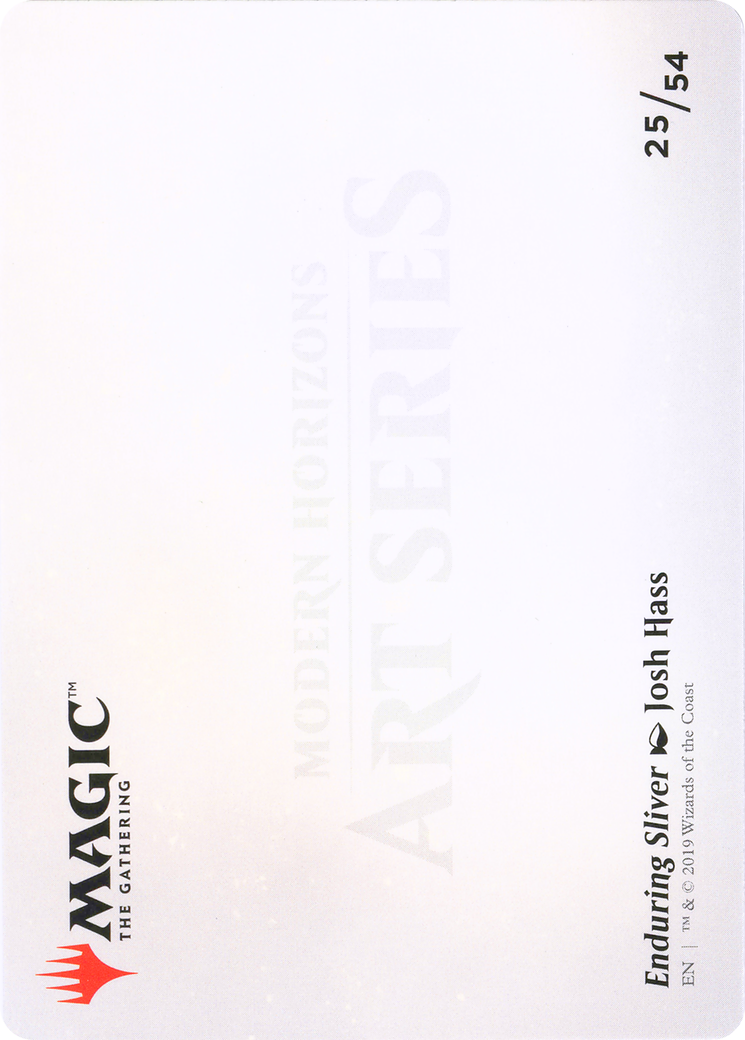 Image of Enduring Sliver // Enduring Sliver (AMH1-025) - Modern Horizons Art Series (Borderless)