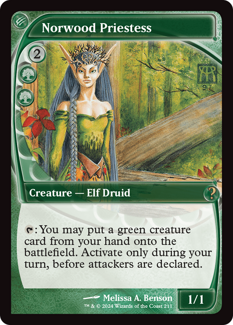 Image of Norwood Priestess (Future Sight) (MB2-211) - Mystery Booster 2