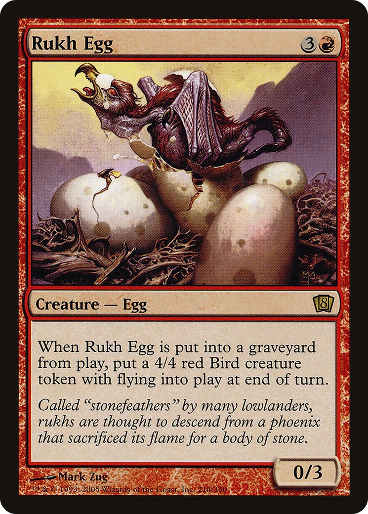 Image of Rukh Egg (8ED-216) - 8th Edition