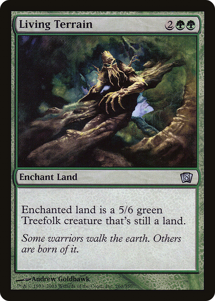 Image of Living Terrain (8ED-260) - 8th Edition Foil