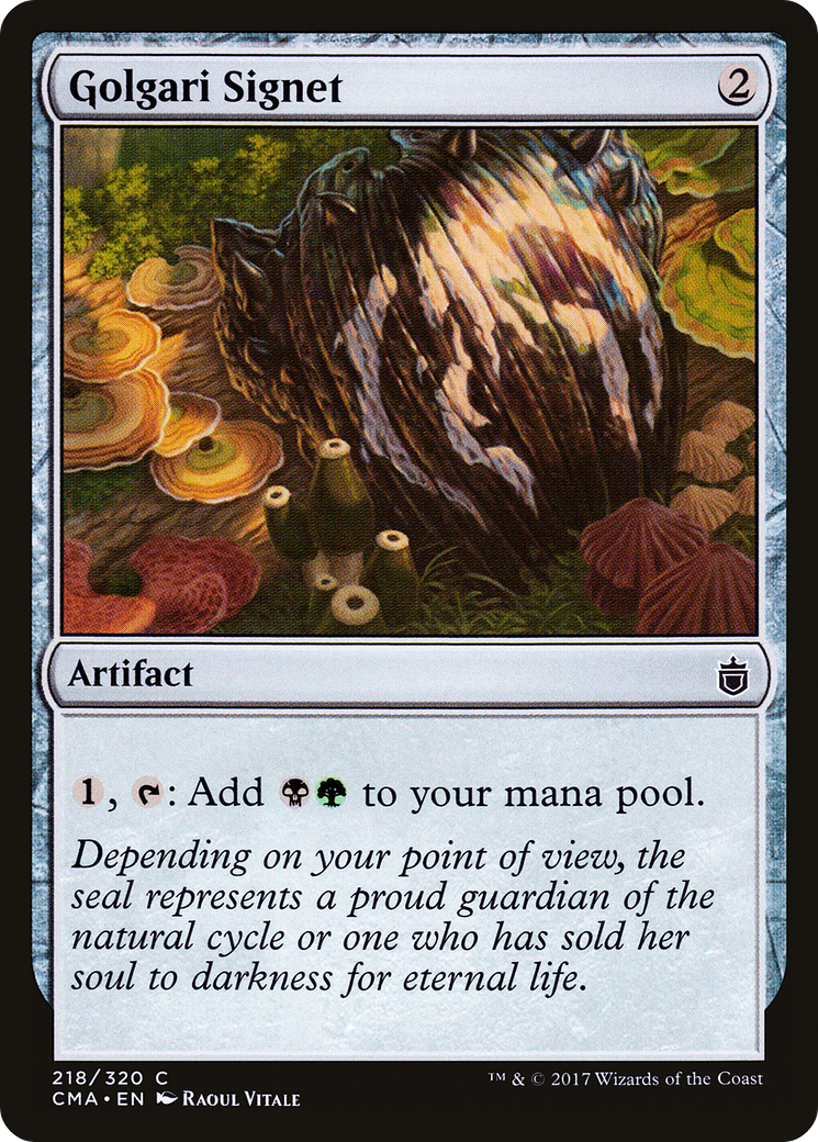 Image of Golgari Signet (CMA-218) - Commander Anthology