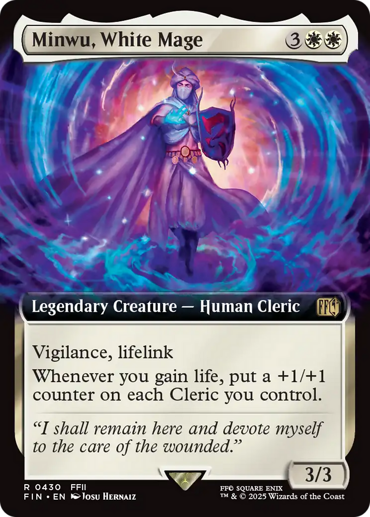 Image of Minwu, White Mage (Extended Art) (FIN-430) - FINAL FANTASY: (Extended Art)