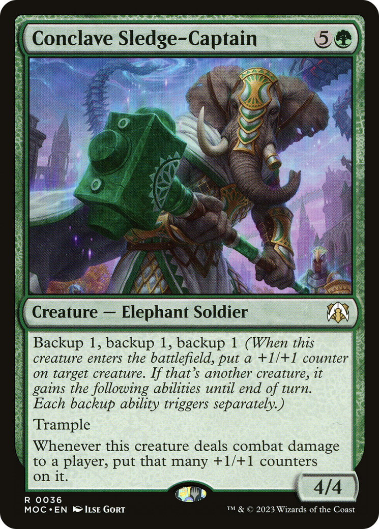 Image of Conclave Sledge-Captain (MOC-036) - March of the Machine Commander