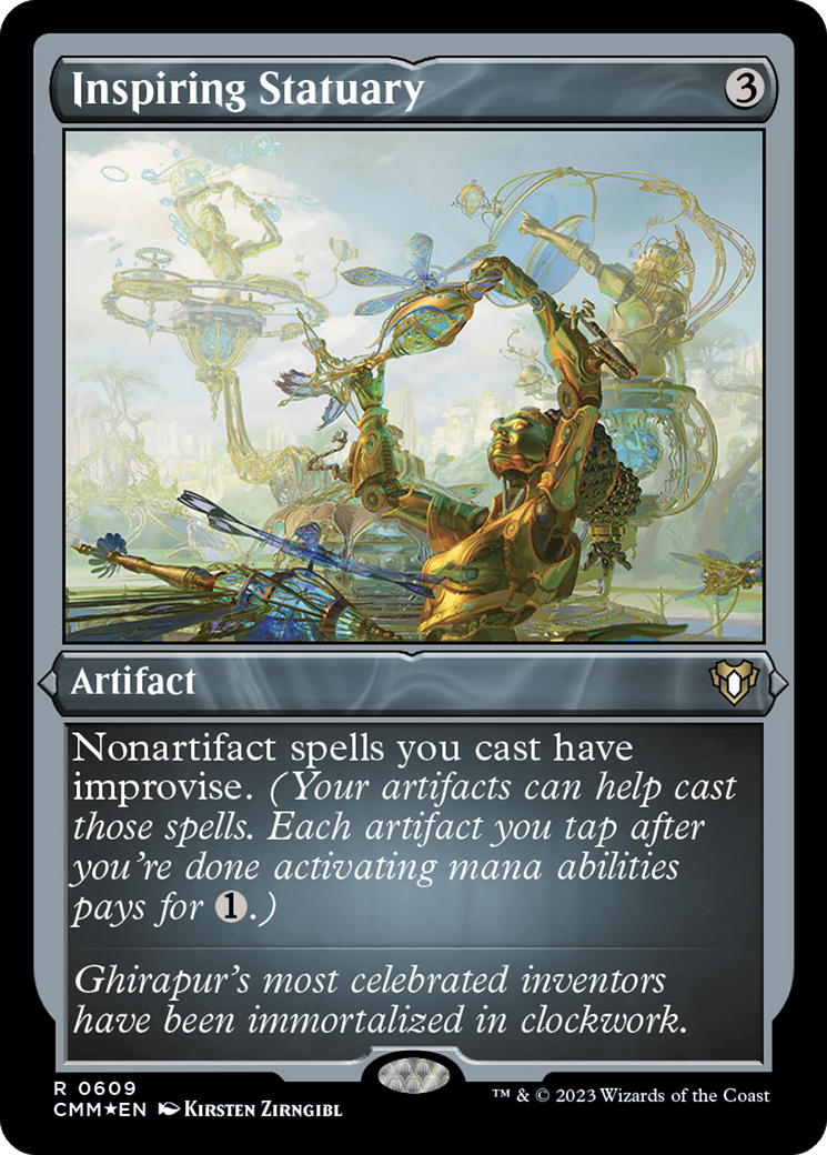 Image of Inspiring Statuary (CMM-609) - Commander Masters Etched Foil