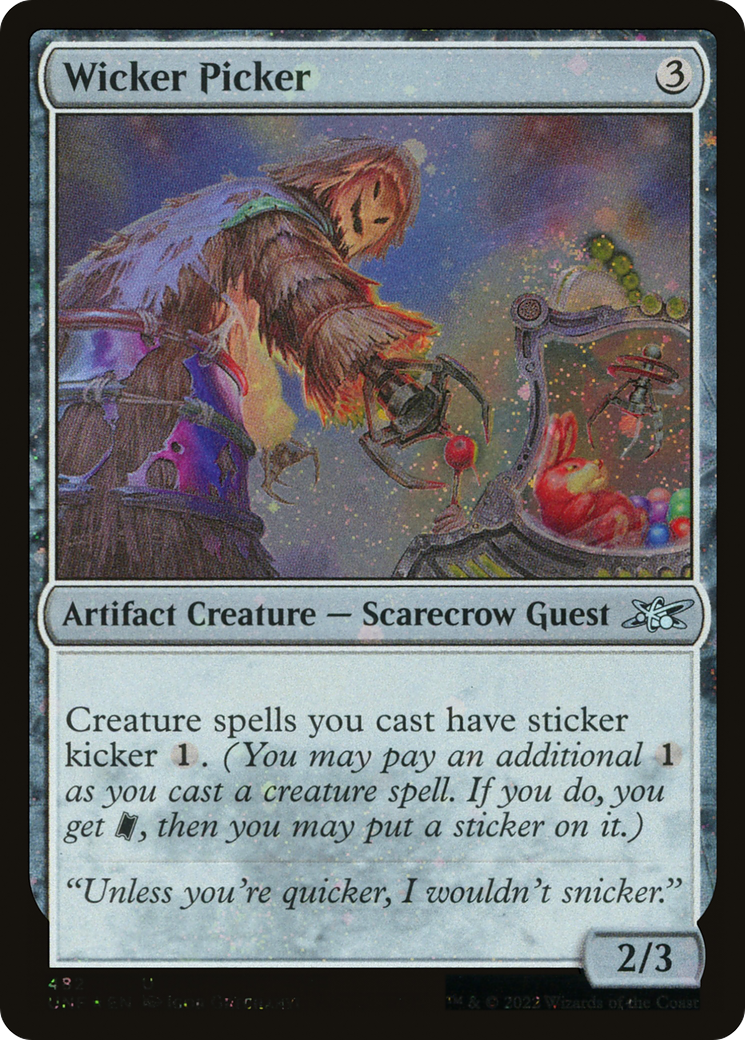 Image of Wicker Picker (Galaxy Foil) (UNF-482) - Unfinity Foil