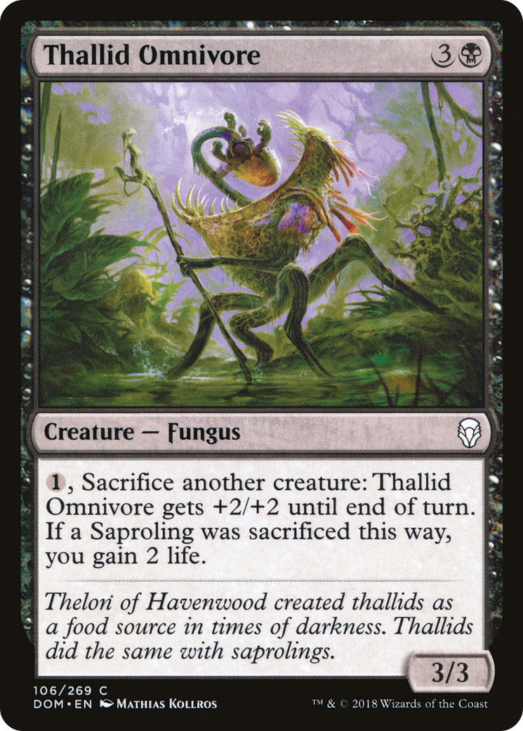 Image of Thallid Omnivore (DOM-106) - Dominaria Foil