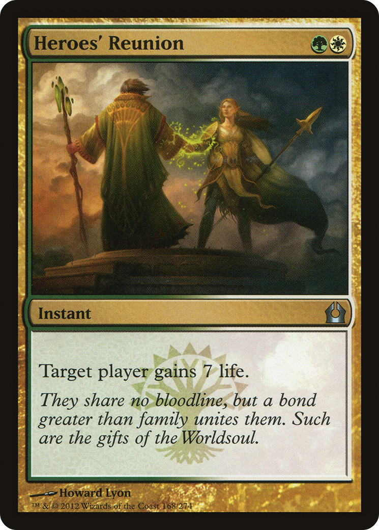 Image of Heroes' Reunion (RTR-168) - Return to Ravnica Foil