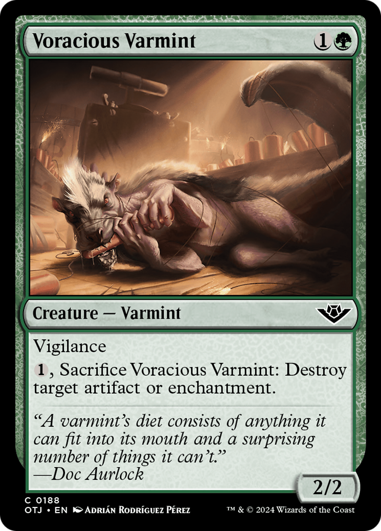 Image of Voracious Varmint (OTJ-188) - Outlaws of Thunder Junction