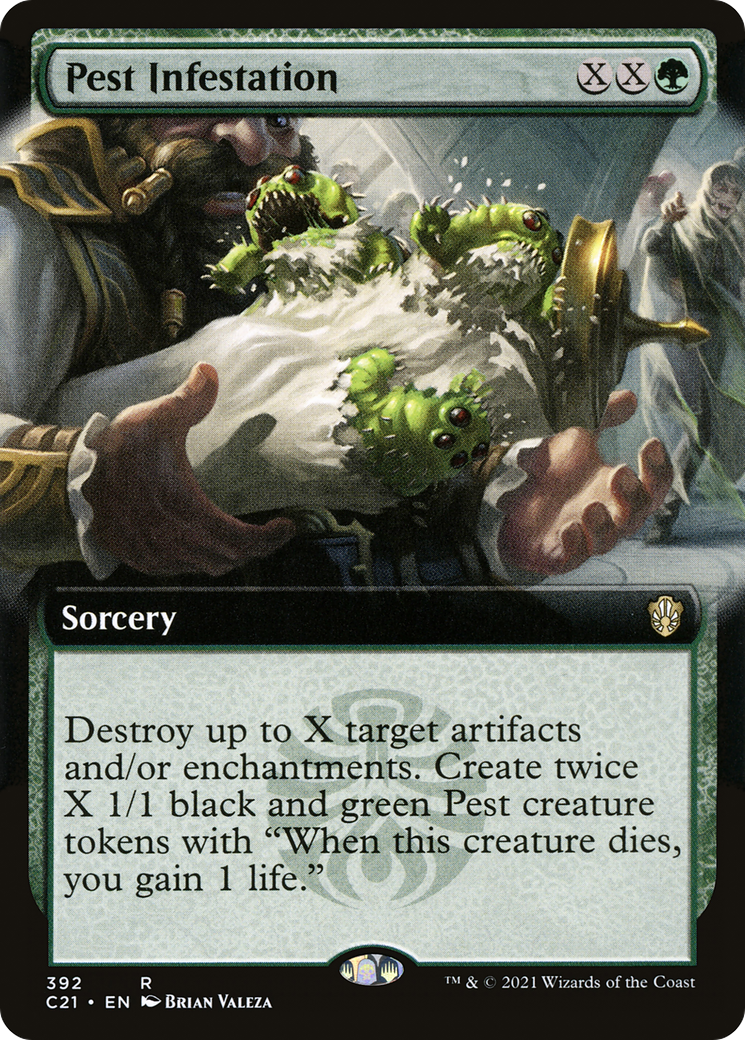 Image of Pest Infestation (Extended Art) (C21-392) - Commander 2021: (Extended Art)