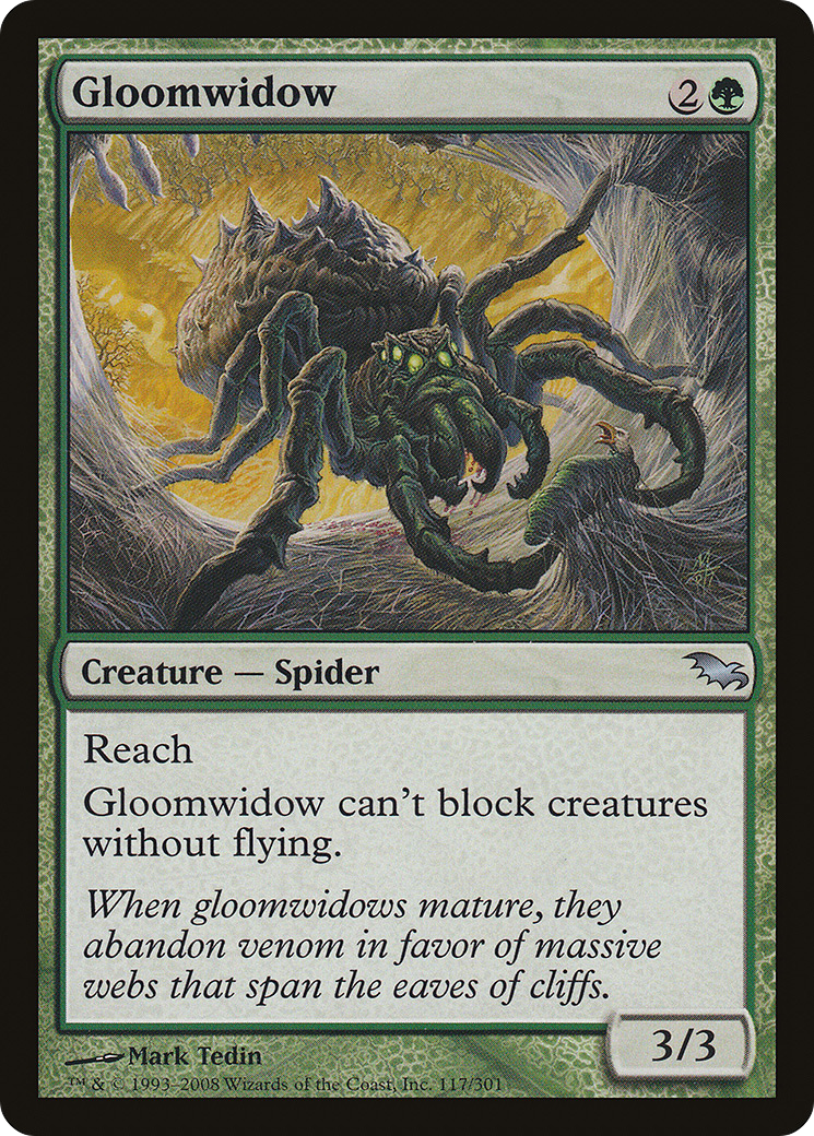 Image of Gloomwidow (SHM-117) - Shadowmoor Foil