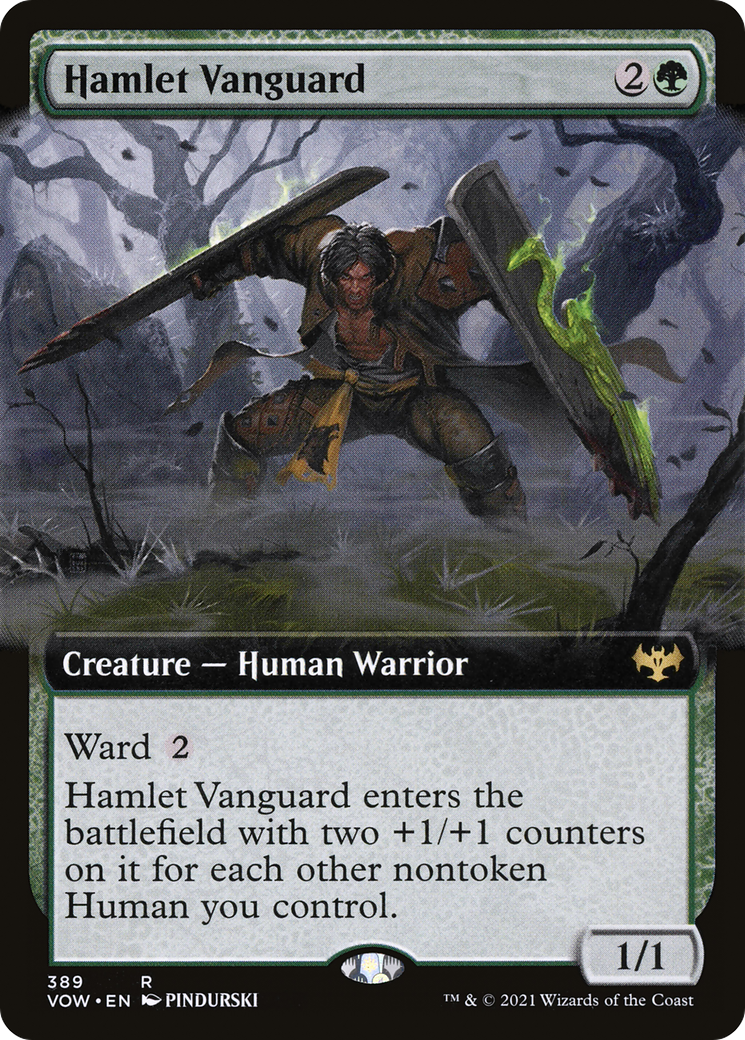 Image of Hamlet Vanguard (Extended Art) (VOW-389) - Innistrad: Crimson Vow: (Extended Art) Foil