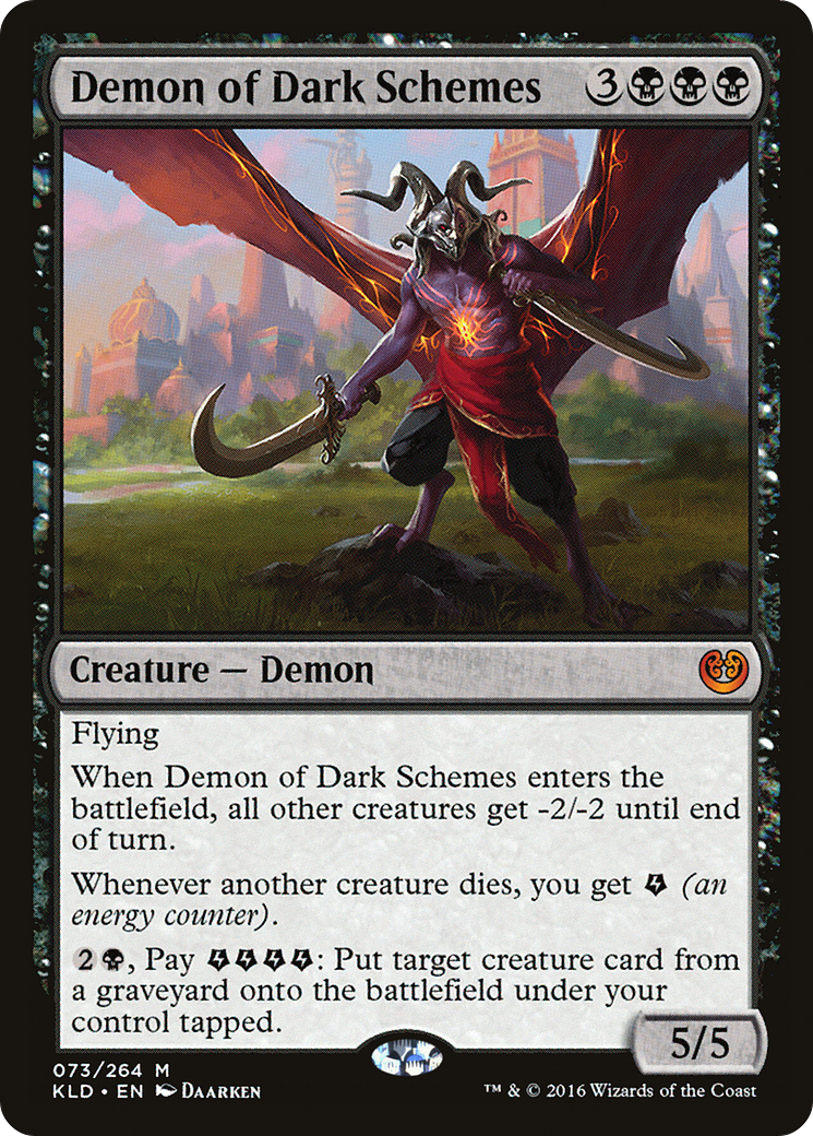 Image of Demon of Dark Schemes (KLD-073) - Kaladesh