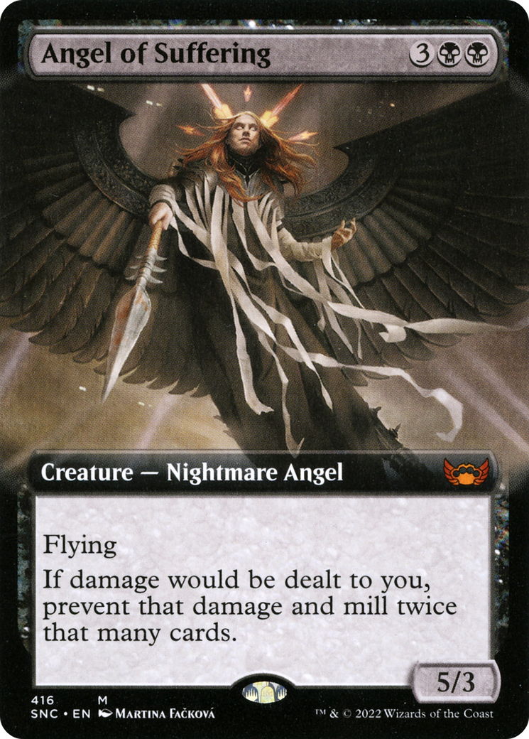 Image of Angel of Suffering (Extended Art) (SNC-416) - Streets of New Capenna: (Extended Art) Foil
